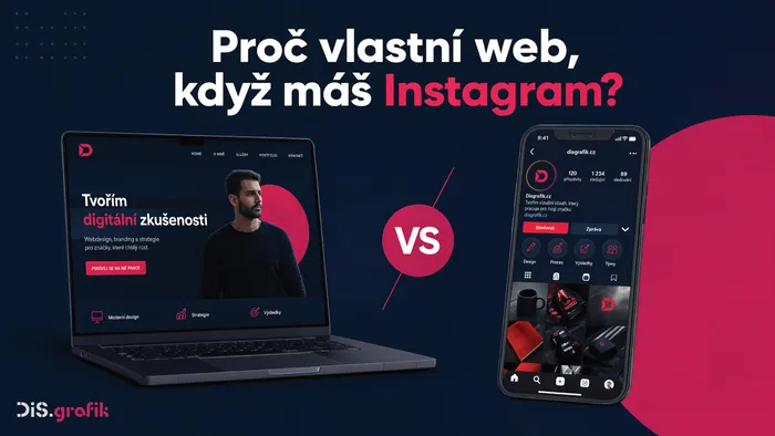 Proč vlastní web, když máš Instagram?